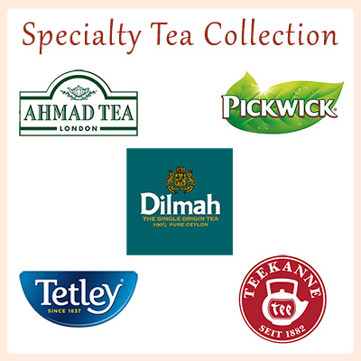 Specialty Tea Collection Ahmed Pickwick Dilmah Tekanne Tetley